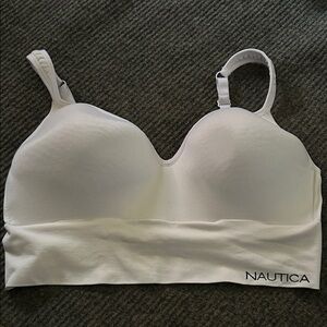 Nautica Women's Classic White Bra